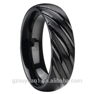 New Black Ceramic Ring, Big Men's Ceramic Ring, Ceramic Engagement Ring, Men's and Women's Ceramic Wedding Ring