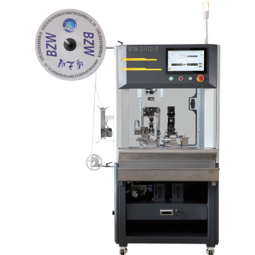 Double Wire Stripping and Crimping Machine