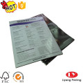 Softcover magazine brochure printing with glossy lamination