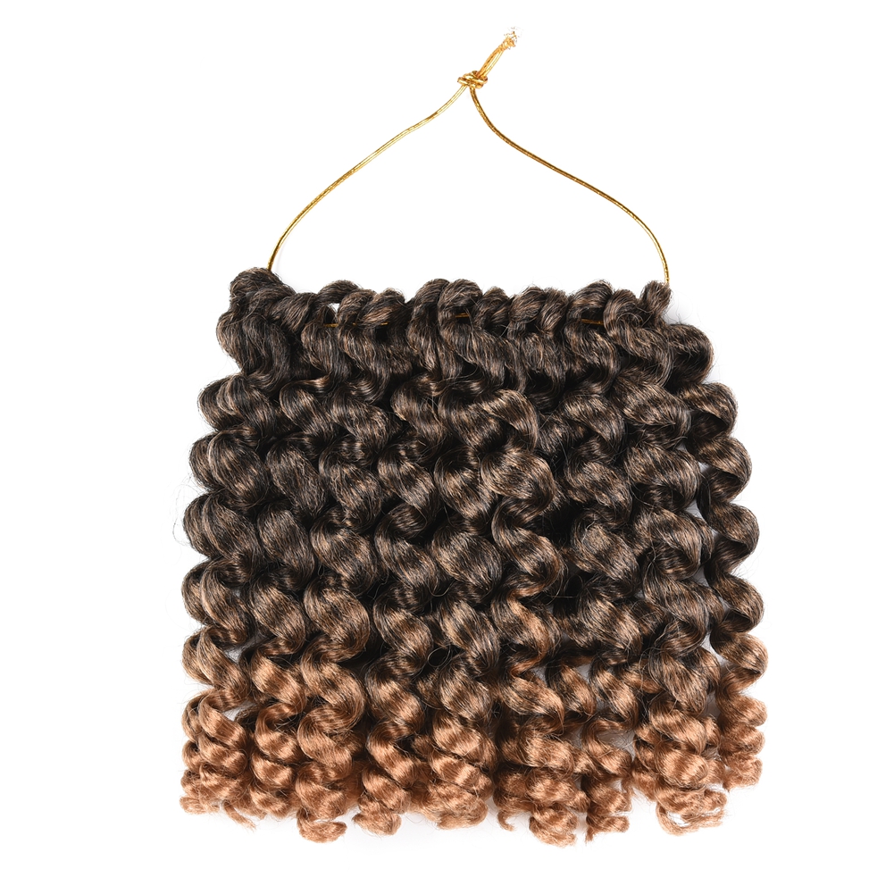 High Quality 100% Synthetic Hair Jamaican Bounce Jumpy Wand Curl Crochet Braid