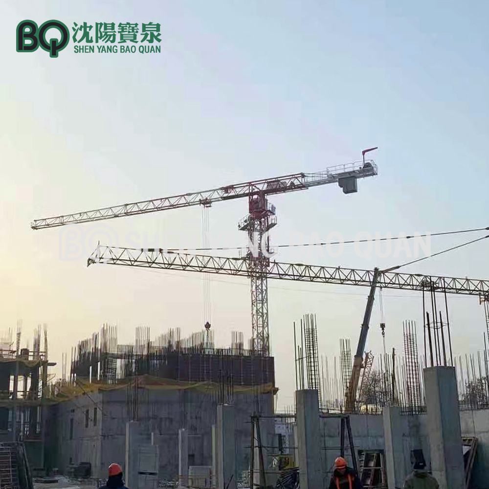 8T Topless Crane Flat Top Tower Crane