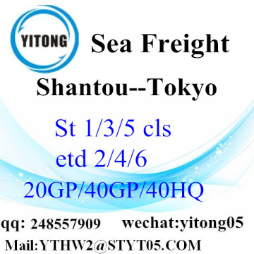 Shantou Sea Freight to Tokyo