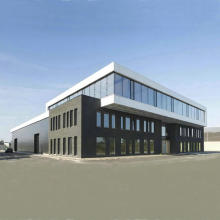 Prefabricated Steel Structure Office Building Showroom