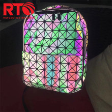 Fashion Rainbow Clothing Bag with Reflective Material