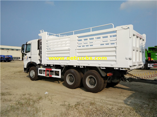 SINOTRUK 15 Ton شاحنات نقل البضائع