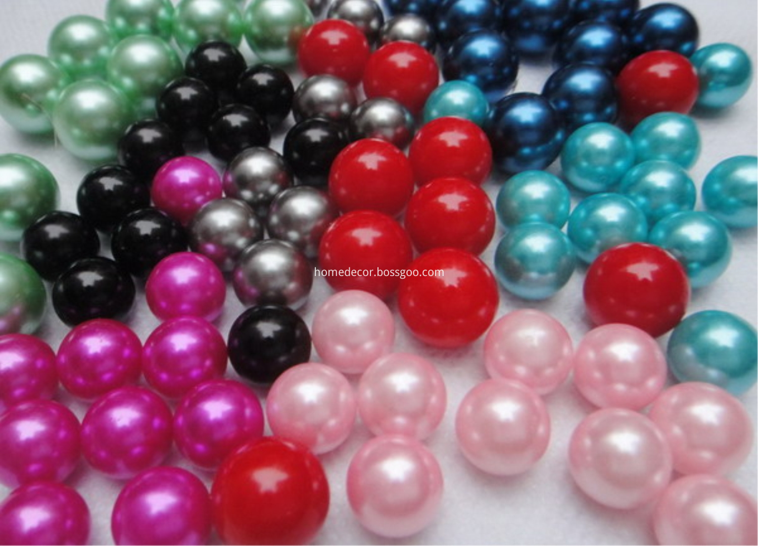 Multicolor Plastic Pearls