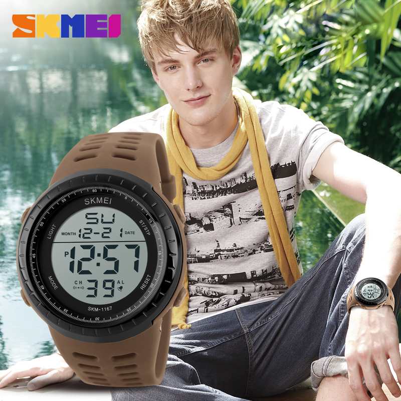 Digital sport brand hand watches men waterproof for sale