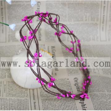 Γάμος Bridesmaid Floral Flower Festival Forehead Headband Hair Garland