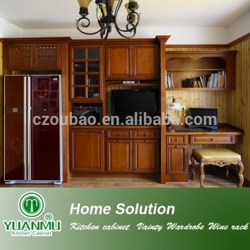 cherry glazed maple kitchen cabinet