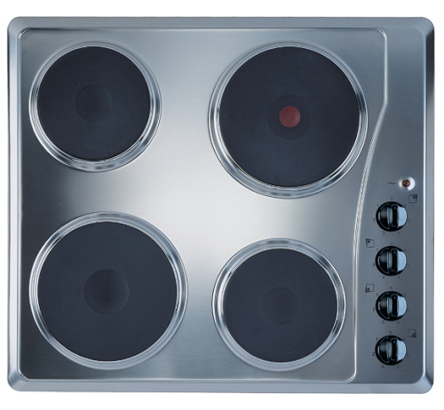 4 Zone Electric Hobs Steel Top