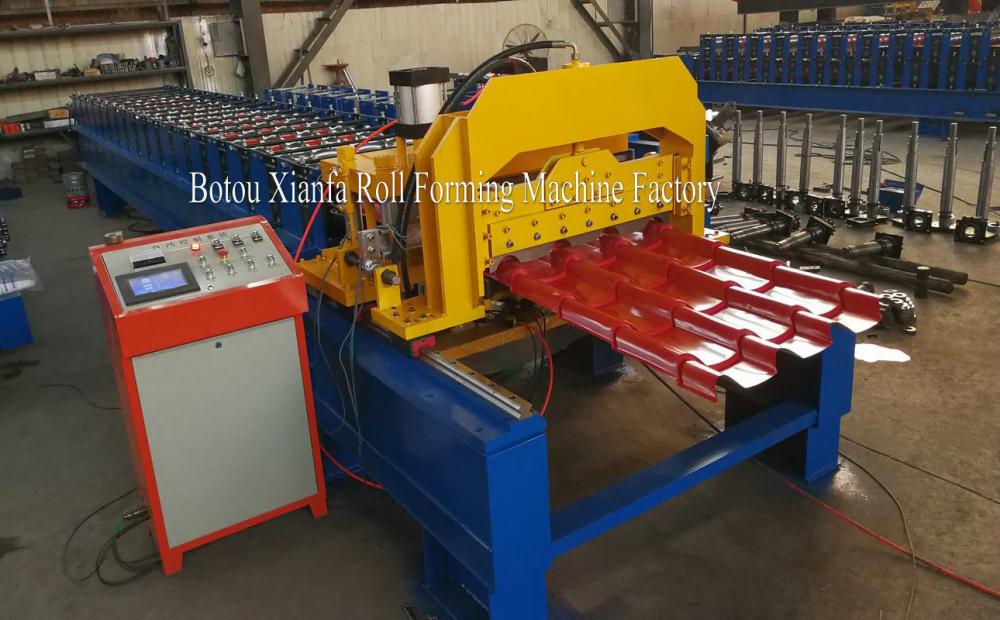 Steel Roof Tile Making Roll Forming Machine