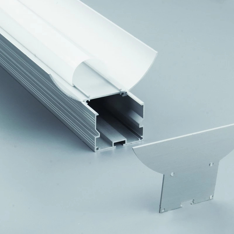 Optical Transparent translucence Clear frosty Shade diffuser for extruding plastic LED strips led linear lamp housing