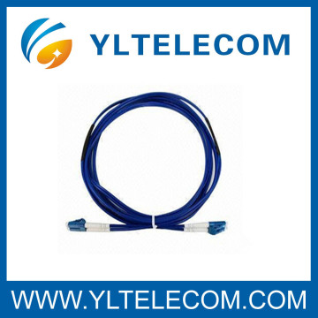 LC Fiber Optic Patch Cord Armored , Steel Armored fiber optic jumper