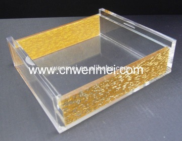 Popular acrylic serving tray, food tray