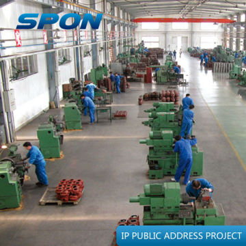 SPON IP PA/audio&intercom system solution for factory/enterprise/company