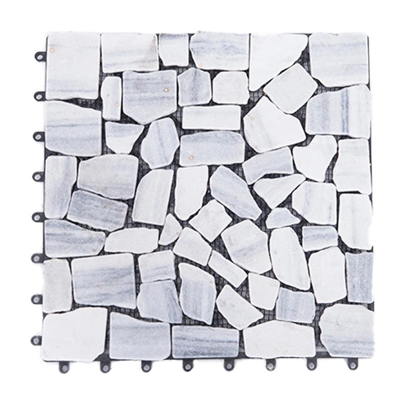 Exterior Tile Interlocking Click Clack Stone Tile Natural Stone Marble Tile DIY