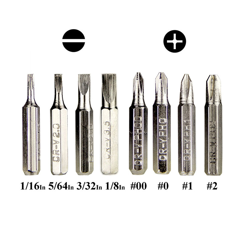 Hadiah Promosi Slotted Phillips Bit Set Pocket Portable Tool Precision Pen Bengeng