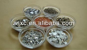 evaporation (thin film coating) material Pure evaporation pellet 3N