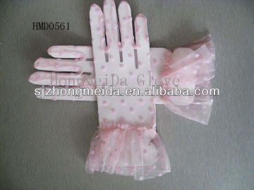 HMD Short Wedding Lace Gloves