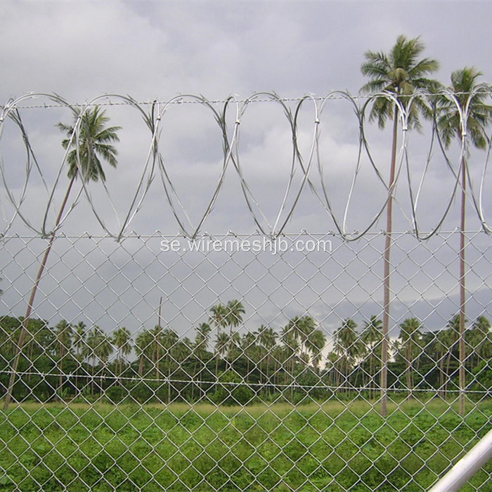 Galvaniserad Concertina Razor Wire Fence