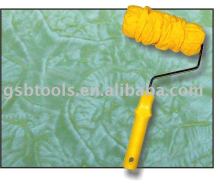 Decorative leather paint roller