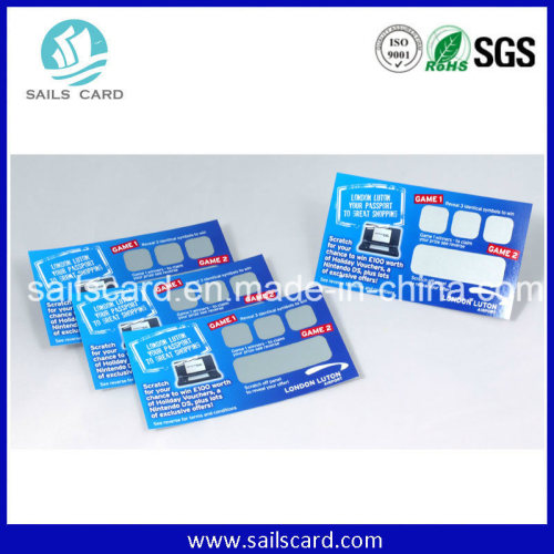 Paper & Plastic Prepaid Scratch Card