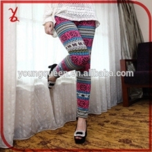 RM1519 winter pearl velvet warm pants printing pantyhose thick snow deer leggings