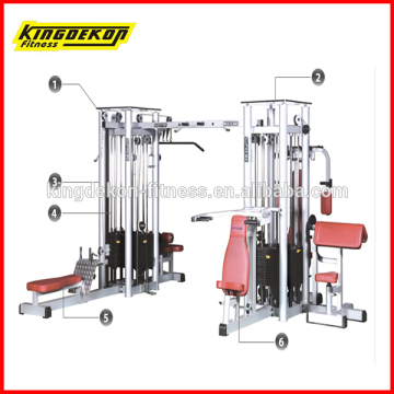 8-Multi station fitness equipment multi gym machine