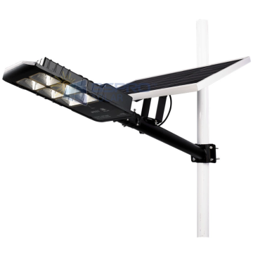 Split solar street light with built-in PIR sensor