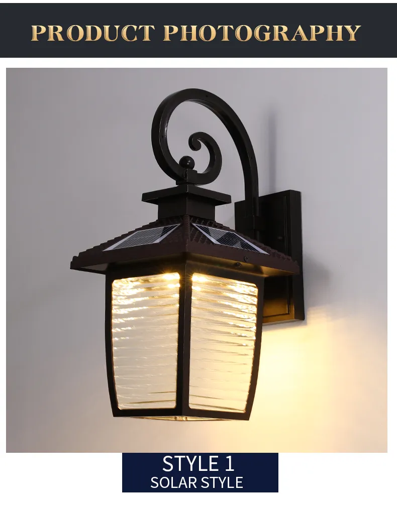 Outdoor Waterproof Wall Light E27 Lamp Head Spot Outdoor Decorative Exterior Wall Lights Villa Garden Doorway Lights