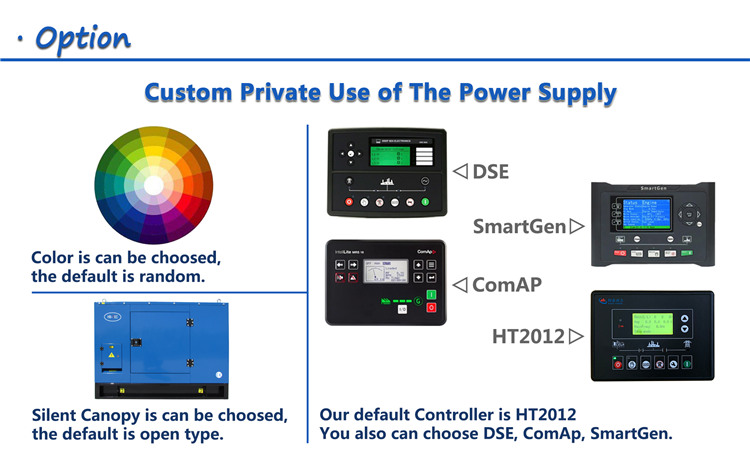 50hz 400V marine diesel generators 25kw for standby power