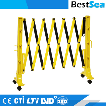Plastic traffic barrier, foldable safety barriers