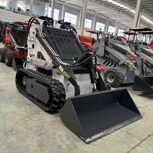 รถตัก Mini Skid Steer ที่มีประสิทธิภาพพร้อมไฟล์แนบ