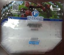 printed cherry bag, fruit bag, grape bag
