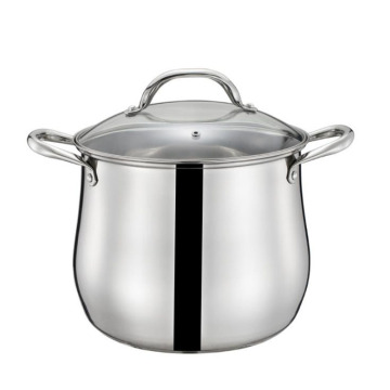 Double Ear Arc Double Layer Sauce Pot