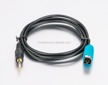 AUX Cable for Alpine KCE-237B Aux Input Cable Fullspeed Jack Adapter