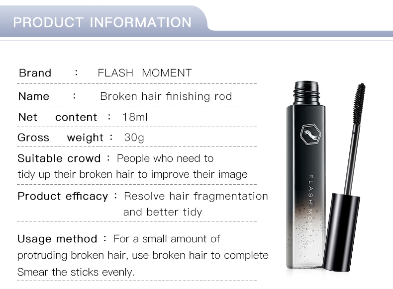 Broken Hair Stick Fixing Frizzy Hairstyle Liquid Gel+Not Sticky Fixing Bangs For All Hair Types Like Hair Wax Effect