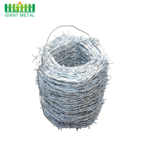 Galvanized Twist Barbed Wire Usd for Protecting Pagar