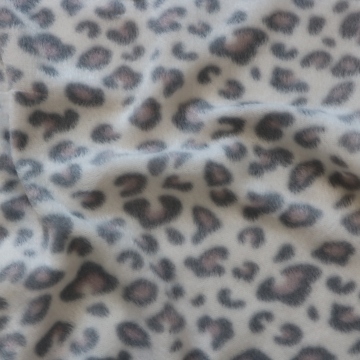 Printed fabric leopard designs brushedfabric