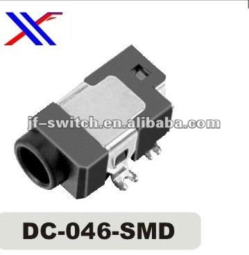 5pin dc power jack,smd dc jack connector,female dc jack