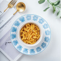 Blue Alice Zestaw obiadowy ceramiczny kuchnia i tabletop Zestaw stołowy stołowy Europejski Styl europejski