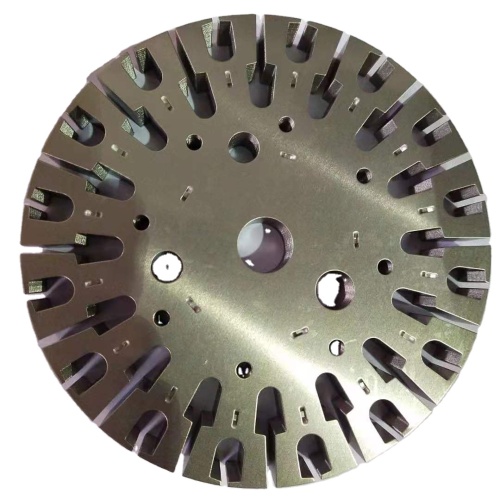 Materiale di statore a motore magnetico 800 Materiale di spessore 0,5 mm in acciaio 178 mm di diametro