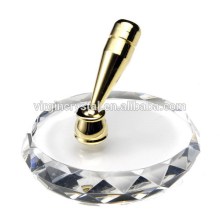 Top gift crystal diamond pen holder crystal for office set or corporate gift items