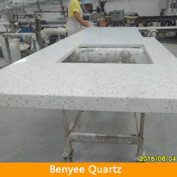 Prefab engineered stone starlight quartz countertop