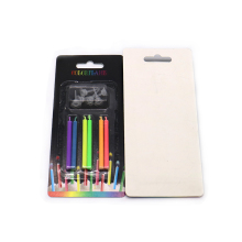 Cone stick color flame birthday candle