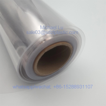 super clear 0.35mm pvc film primary packaging material