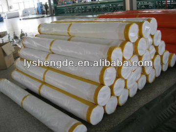 white tarp roll