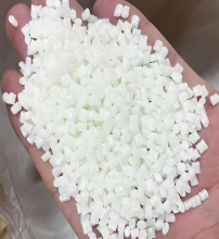 Blonde high impact resistant particles