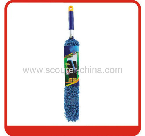 Flexible Chenille Duster With Book Cases 