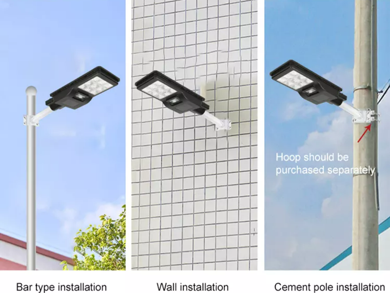 100w200w300w Integrated solar street light 6